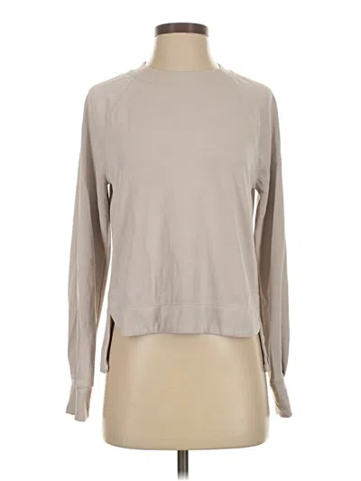 Pre-owned Athleta Long Sleeve Turtleneck In Brown