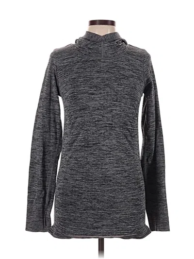 Pre-owned Athleta Long Sleeve Turtleneck In Gray