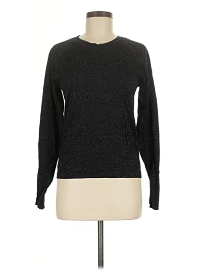 Pre-owned Athleta Long Sleeve Turtleneck In Gray