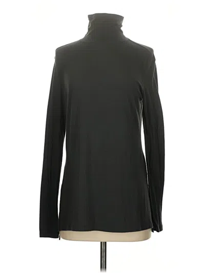 Pre-owned Athleta Long Sleeve Turtleneck In Green
