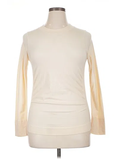 Pre-owned Athleta Long Sleeve Turtleneck In White