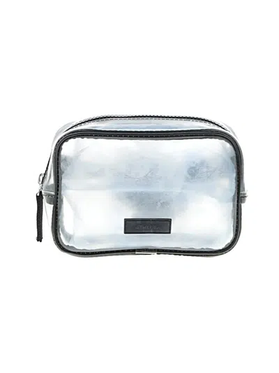 Pre-owned Athleta Makeup Bag In Silver