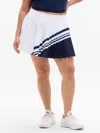 Athleta Match Point High Rise Pleated Colorblock 13" Skort
