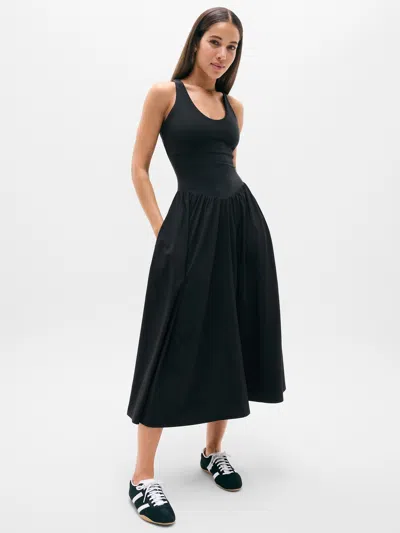 Athleta Moment Hybrid Dress In Black