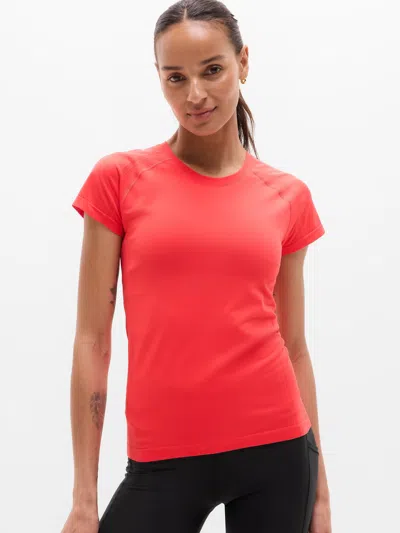 Athleta Momentum Flex Tee In Red