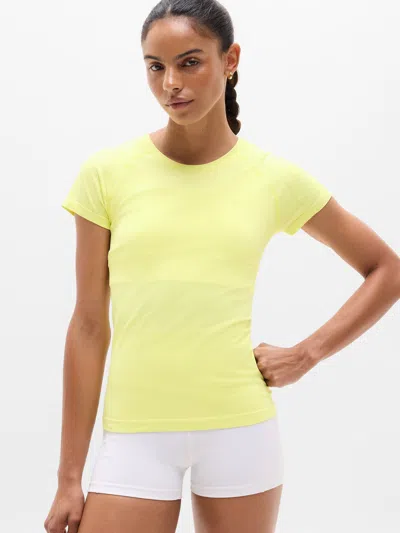Athleta Momentum Flex Tee In Yellow