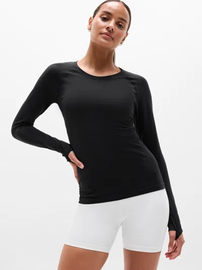 Athleta Momentum Flex Top In Black