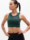 Athleta Momentum Flex Ultra Crop Tank In Green