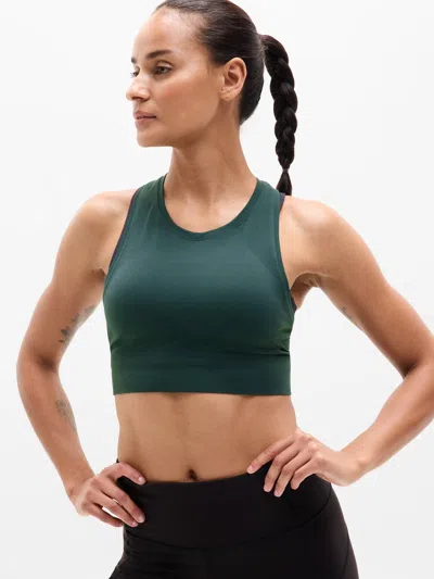 Athleta Momentum Flex Ultra Crop Tank In Green