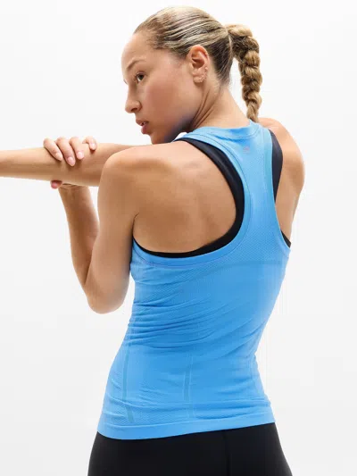 Athleta Momentum Seamless Tank In Blue