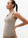Athleta Momentum Seamless Tank In Gray