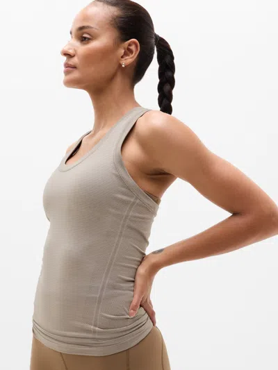 Athleta Momentum Seamless Tank In Gray