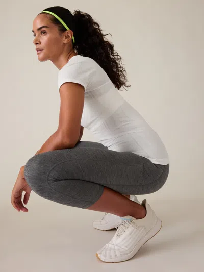 Athleta Momentum Seamless Tee In Bright White