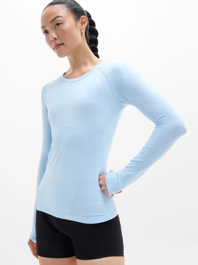 Athleta Momentum Seamless Top In Blue