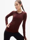 Athleta Momentum Seamless Top In Brown