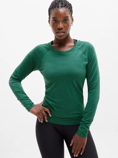 Athleta Momentum Seamless Top In Green