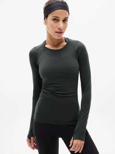 Athleta Momentum Seamless Top In Green