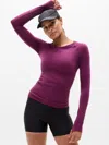 Athleta Momentum Seamless Top In Purple