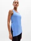Athleta Move With Ease Asym Tie Tank In Blue