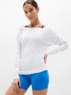 Athleta Move With Ease Off The Shoulder Top In White