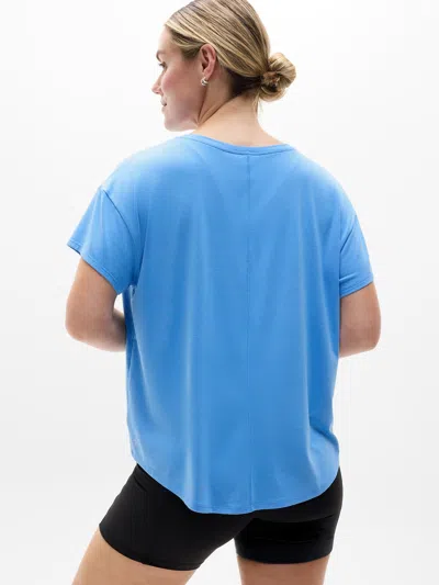 Athleta Move With Ease Tee In Blue