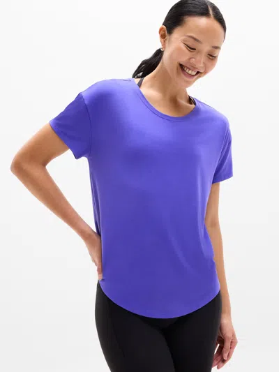 Athleta Move With Ease Tee In Blue