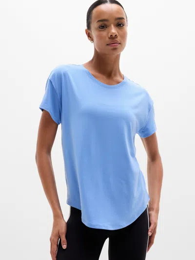 Athleta Move With Ease Tee In Blue