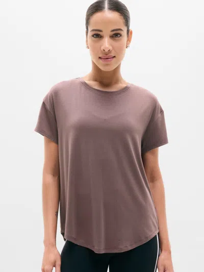 Athleta Move With Ease Tee In Driftwood