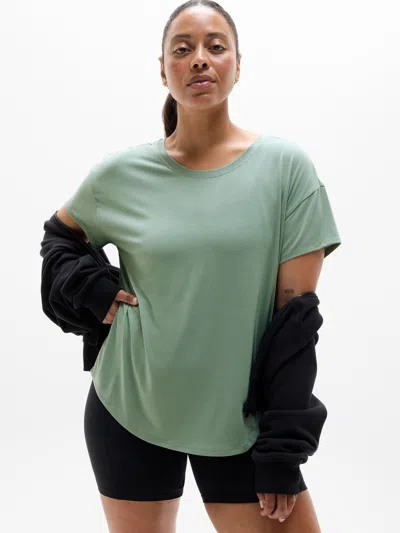 Athleta Move With Ease Tee In Green