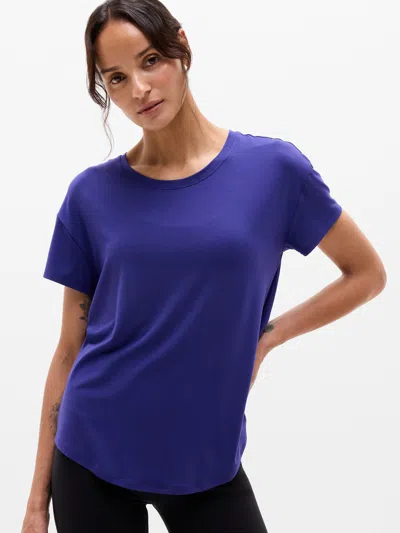 Athleta Move With Ease Tee In Mystic