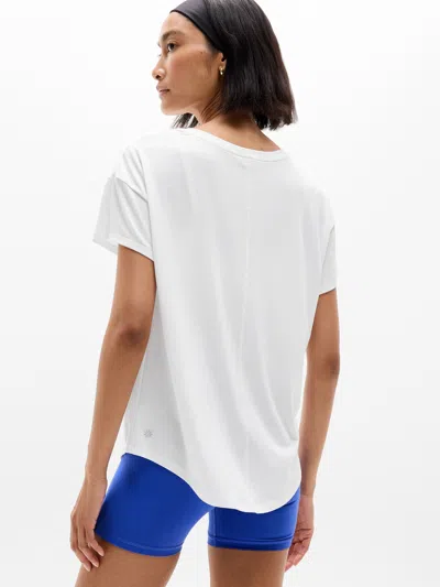 Athleta Move With Ease Tee In White