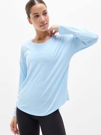 Athleta Move With Ease Top In Blue