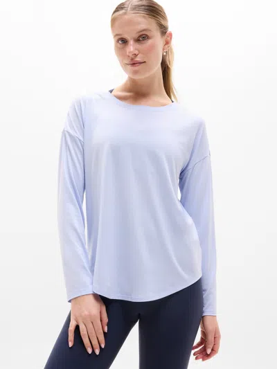 Athleta Move With Ease Top In Blue