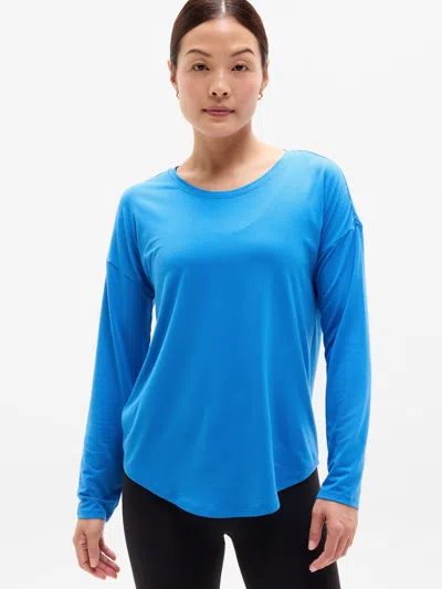Athleta Move With Ease Top In Blue