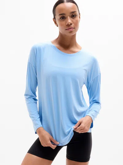 Athleta Move With Ease Top In Blue