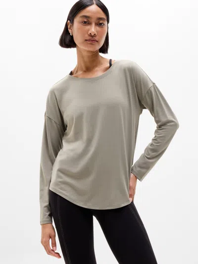 Athleta Move With Ease Top In Green