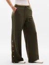 Athleta Mvp Mid Rise Snap Pant In Green