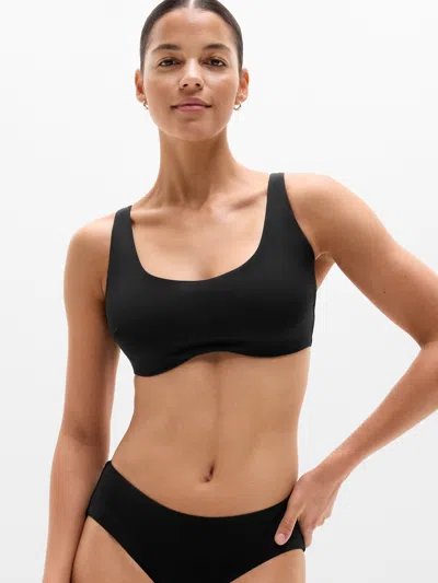 Athleta Oasis Underwire Bikini Top D-dd In Black
