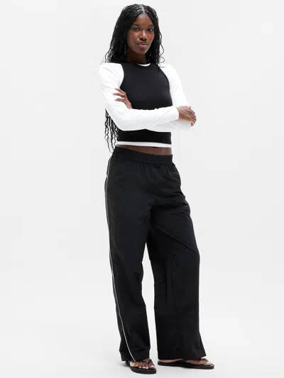 Athleta On The Move Mid Rise Track Pant In Black