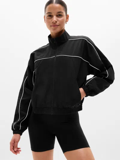Athleta On The Move Track Jacket In Black