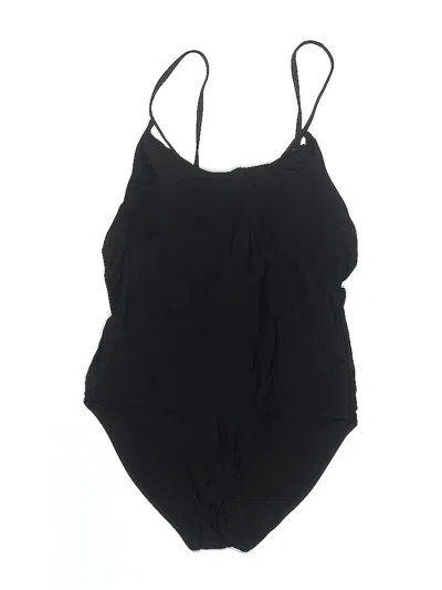 Pre-owned Athleta One Piece Swimsuit In Black