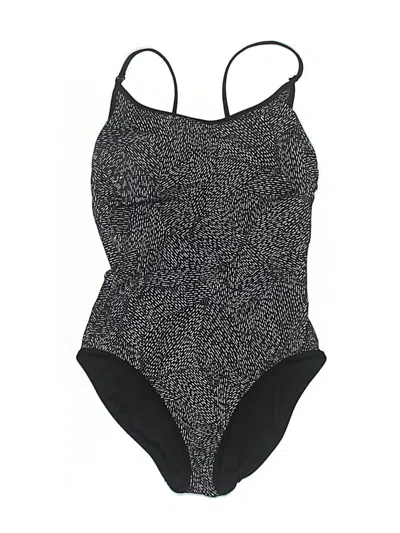 Pre-owned Athleta One Piece Swimsuit In Black