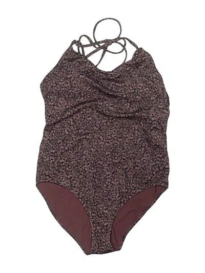 Athleta One Piece Swimsuit In Burgundy