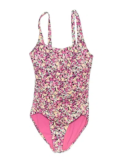 Pre-owned Athleta One Piece Swimsuit In Pink