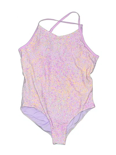 Pre-owned Athleta One Piece Swimsuit In Purple