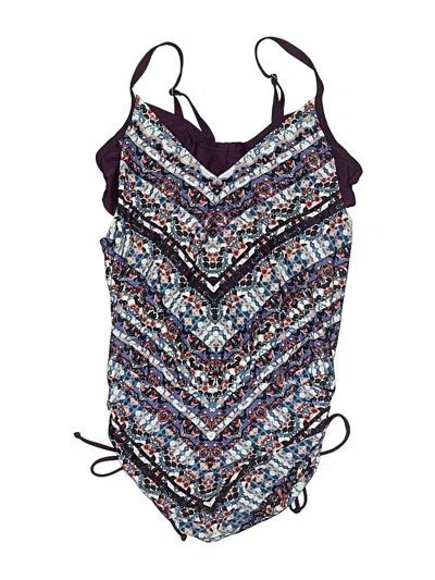Pre-owned Athleta One Piece Swimsuit In Purple
