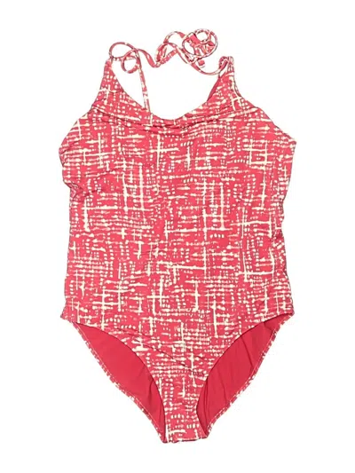 Pre-owned Athleta One Piece Swimsuit In Red