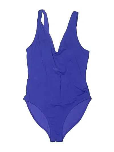 Pre-owned Athleta Overall Shorts In Blue