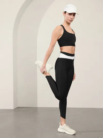 Athleta Pacesetter Ultra High Rise 7/8 Leggings In Black