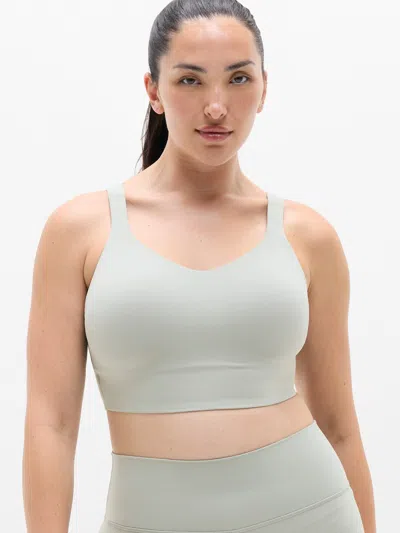 Athleta Perfect Form Strappy Longline Bra D-dd In Vera